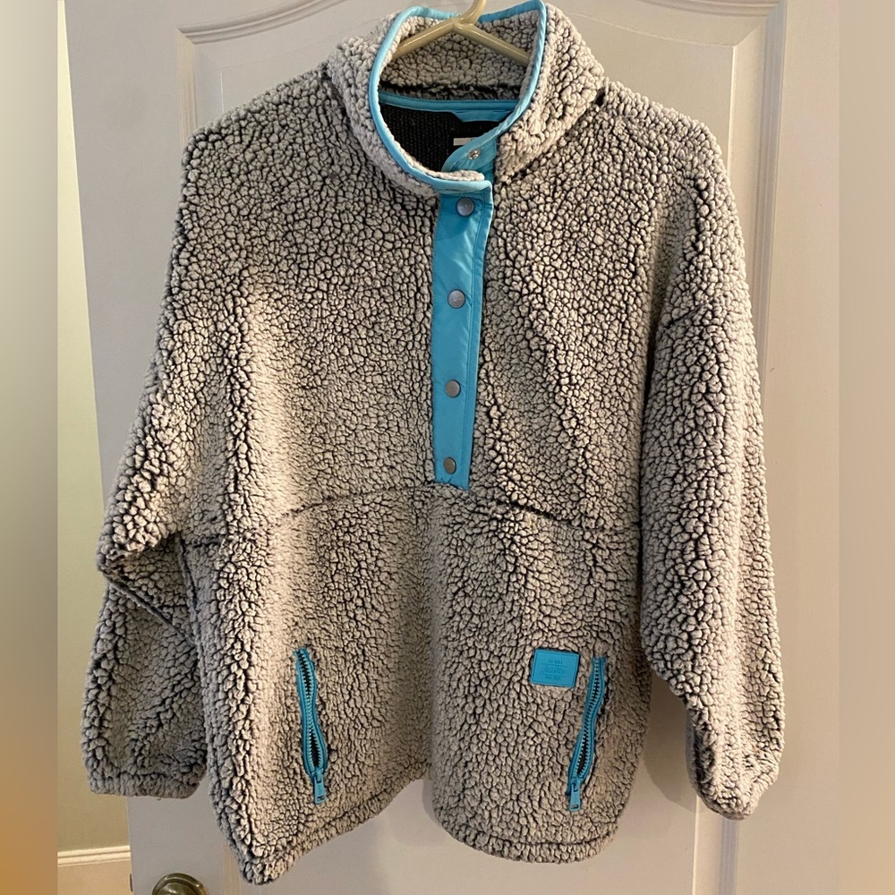 Girls Justice Sherpa pullover, sz 16/18
